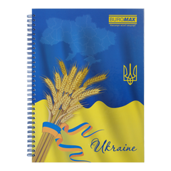 Зошит для нотаток А4, 96 арк., пружина, кл., тв. лам. палітурка