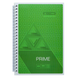 Зошит на пружині PRIME А5, 96л., клітка, в картонній обкладинці, салатовий, Зелений