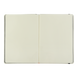 Книга записна ETALON 125*195, 96 арк., чистый блок, обкл. штучна шкіра, срібний