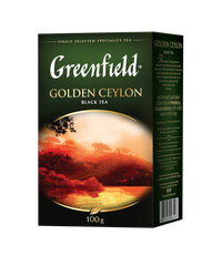 Чай чорний GOLDEN CEYLON, 100г, "Greenfield", лист