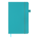 Книга записна ETALON 125*195, 96 арк., линия, обкл. штучна шкіра, бірюзовий