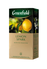 Чай чорний LEMON SPARK 1,5гх25шт., "Greenfield" , пакет