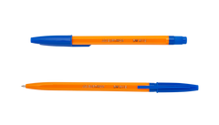 Ручка кулькова ORANGE, JOBMAX, синя, Синій