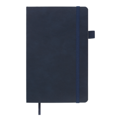 Книга записна PRIMO 125*195, 96 арк., клітинка, обкл. штучна шкіра, синій