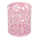 Підставка для ручок кругла, ROSE, PASTEL, металева, рожева