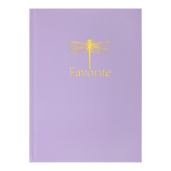 Записна книжка FAVOURITE, PASTEL, А5, 96 арк., кліт, офсет крем, тв. лам. обкл., бузкова