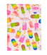 Блокнот BRIGHT, 140х187мм, 32 арк., кліт., ітгр. обкл., структ. лак.+Уфлак, на скобі, KIDS Line, білий, Білий