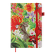 Блокнот діловий EXOTIC А5, 96л, клітинка, обкладинка штучна шкіра, червоний