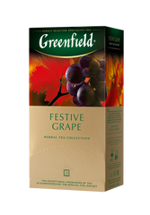 Чай трав'яний Festive Grape 2гр.х25шт, "Greenfield", пакет