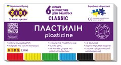 Пластилін CLASSIC 6 кольорів, 120г, KIDS Line