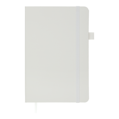 Книга записна ETALON 125*195, 96 арк., чистый блок, обкл. штучна шкіра, білий