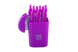 Степлер пластиковий RUBBER TOUCH Міні до 15арк., (скоби №24; 26), фіолетовий, Фіолетовий