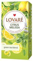 Чай зелений 1.5г*24, пакет, "Citrus Melissa", LOVARE