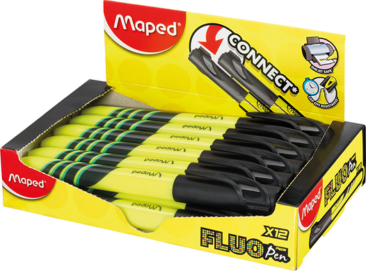 Текст-маркер FLUO PEPS Pen, жовтий, Жовтий