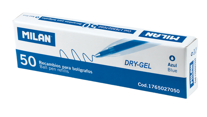 Стрижень гелевий DRY-GEL 0,7мм, синій, Синій
