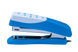 Степлер пластиковий "Шахматка"12арк., (скоби №10), блакитний, Блакитний
