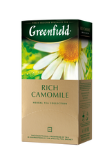 Чай трав'яний RICH CAMOMILE 1,5гх25шт., "Greenfield" , пакет