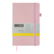 Книга записна ETALON 125*195, 96 арк., клітинка, обкл. штучна шкіра, рожевий