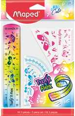 Набір лінійок MINI CUTE TWISTNFLEX (3предмета), блістер