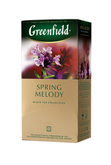 Чай чорний SPRING MELODY 1,5гх25шт., "Greenfield" , пакет