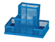 Прибор настільний 150x100x100мм металевий, синій, Синій