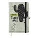 Книжка записна IDEA, на гумці, 136х207мм, 96 арк., кліт., офсет крем., тв.лам.обкл., салатова, Зелений