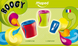 Чинка без контейнера BOOGY, 1 отв., дисплей, асорті