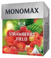 Чай зелений 1.5г*20, пакет, STRAWBERRY FIELD, МОNОМАХ