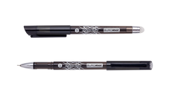 Ручка гелева "пиши-стирай" Erase Slim, чорний, 0.5 mm, Чорний