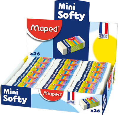 Гумка MINI SOFTY у картонному тримачі