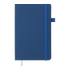 Книга записна TWEED 125*195, 96 арк., клітинка, обкл. штучна шкіра, синій
