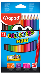 Олівці кольорові COLOR PEPS Jumbo, 12 кольорів