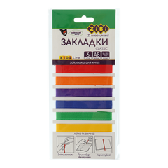 Набір закладок самоклеючих CLASSIC, для книг А5, 6шт., асорті, KIDS Line