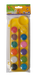 Фарби аквар. 12 кол., пласт./кор., з пензлем, жовтий, KIDS Line