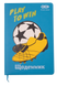 Щоденник шкільний FOOTBALL, В5, 48 арк., тверд. обл., шт.шкіраПоролон, синій