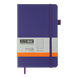 Книга записна ETALON 125*195, 96 арк., линия, обкл. штучна шкіра, фіолетовий