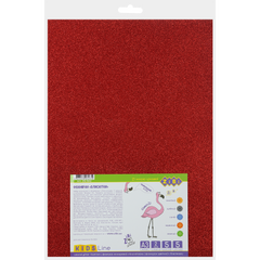 Фоаміран кольор. з блискітками, А3, 5 л. - 5 кол. 2мм, KIDS Line