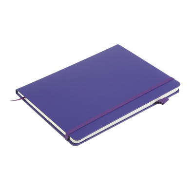 Книга записна ETALON 190*250, 96 арк., клітинка, обкл. штучна шкіра, фіолетовий