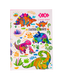 Блокнот PATTERN, А-5, 64 арк., кліт., ітгр. обкл., мат. лам.+Уфлак, KIDS Line, білий, Білий