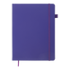 Книга записна ETALON 190*250, 96 арк., клітинка, обкл. штучна шкіра, фіолетовий