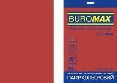 Папір кольоровий Euromax 80г/м2, INTENSIVE, червоний, 20арк., Червоний
