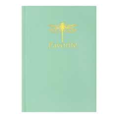 Записна книжка FAVOURITE, PASTEL, А6, 96 арк., кліт, офсет крем, тв. лам. обкл., м'ятна
