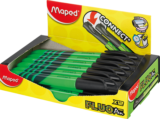 Текст-маркер FLUO PEPS Pen, зелений, Зелений