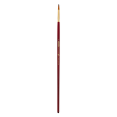 Пензель синтетичний, Cherry 6971, круглий 8, довга ручка, ART Line