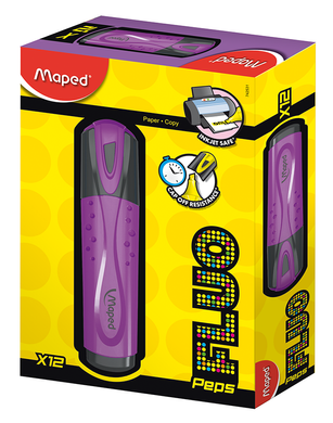 Текст-маркер FLUO PEPS Classic, фіолетовий, Фіолетовий