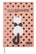 Щоденник шкільний PUSSY CAT, В5, 48 арк., тверд. обл., шт.шкіраПоролон, рожевий
