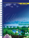Книга для нотаток А6, 96 арк., пружина, кл., тв. лам. палітурка, Синій