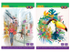 Папір для акварелі, А3, 10 аркушів, 200г/м2, в картонній папці, KIDS Line