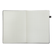 Книга записна PRIMO 190*250, 96 арк., клітинка, обкл. штучна шкіра, чорний