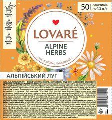 Чай трав'яний 1.5г*50, пакет, "Alpine herbs", LOVARE